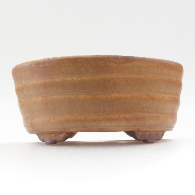 Cuenco bonsái de cerámica 10 x 9 x 5 cm, naranja