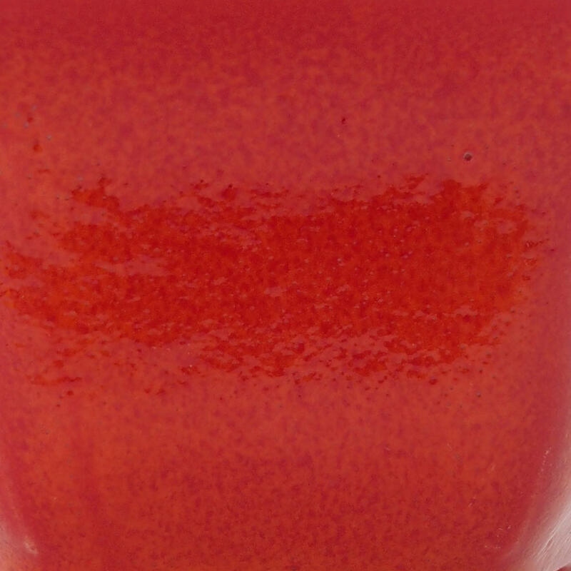 Cuenco bonsái de cerámica 11 x 10 x 5,5 cm, color rojo