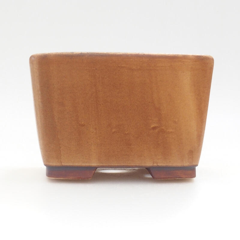 Cuenco bonsái de cerámica 11 x 11 x 8 cm, naranja