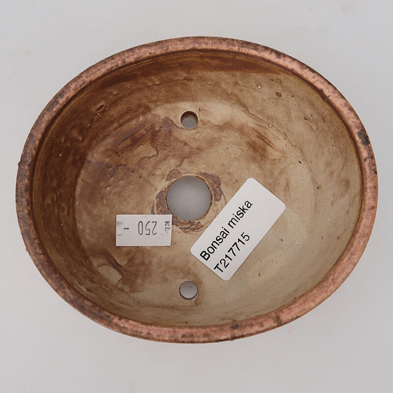 Cuenco bonsái de cerámica 11 x 9,5 x 5 cm, rosa