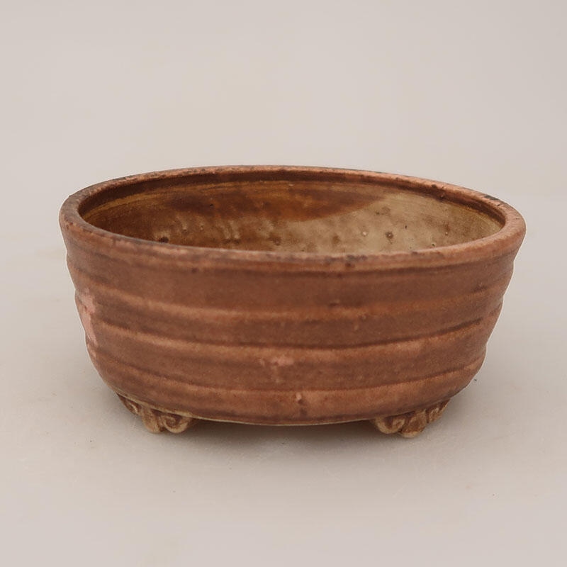 Cuenco bonsái de cerámica 11 x 9,5 x 5 cm, rosa