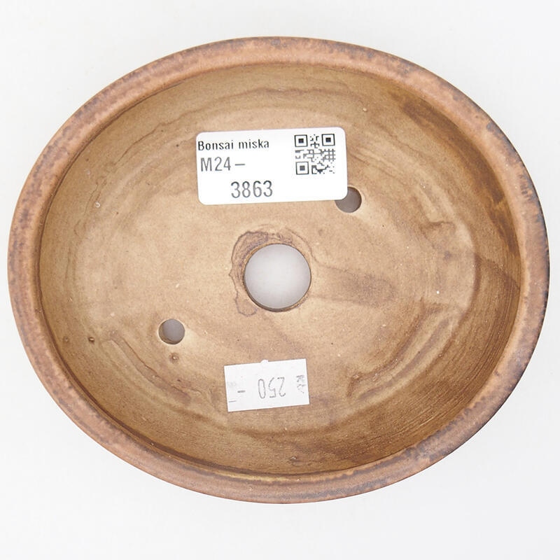 Cuenco bonsái de cerámica 12,5 x 10,5 x 3,5 cm, rosa