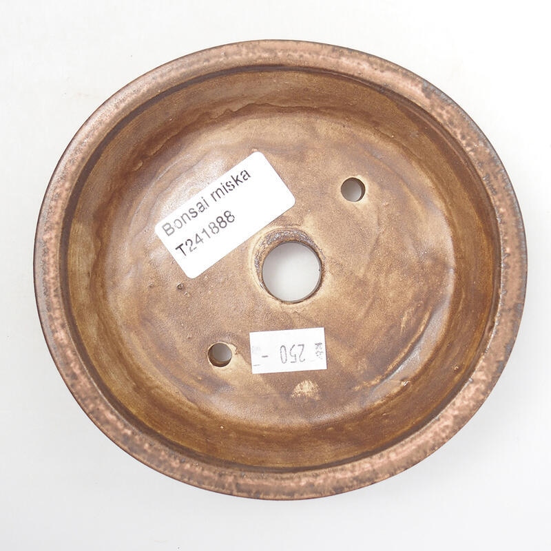 Cuenco bonsái de cerámica 12,5 x 12 x 3,5 cm, rosa