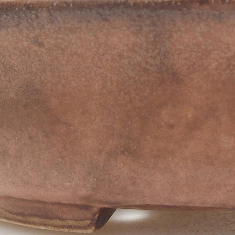 Cuenco bonsái de cerámica 12,5 x 12 x 3,5 cm, rosa