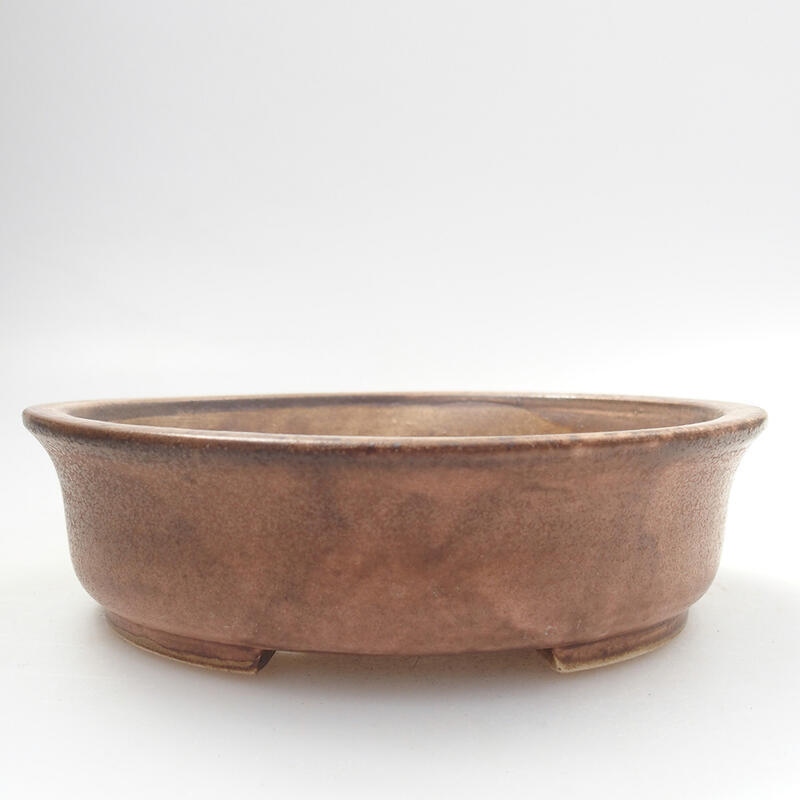 Cuenco bonsái de cerámica 12,5 x 12 x 3,5 cm, rosa