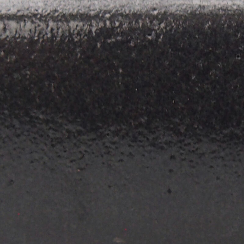 Cuenco bonsái de cerámica 12,5 x 9,5 x 3 cm, gris