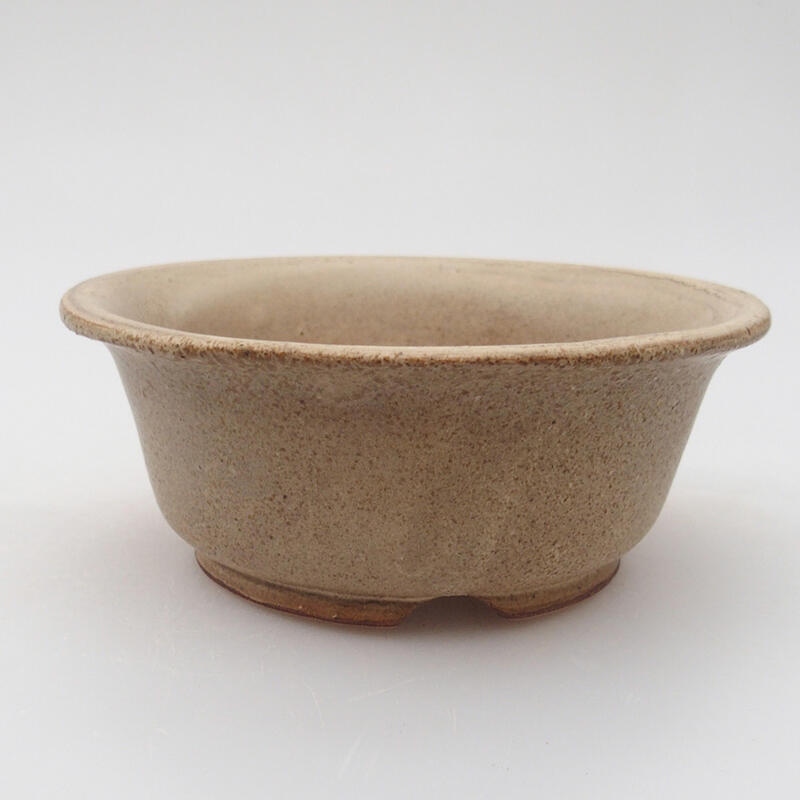 Cuenco bonsái de cerámica 12 x 12 x 5 cm, marrón