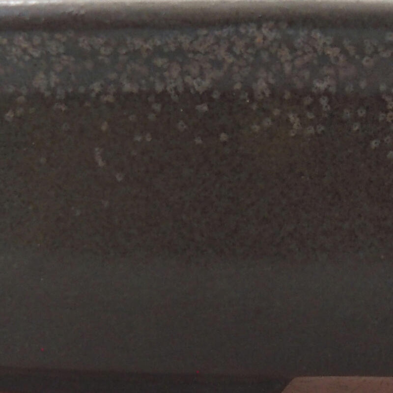 Cuenco bonsái de cerámica 12 x 8,5 x 3 cm, gris