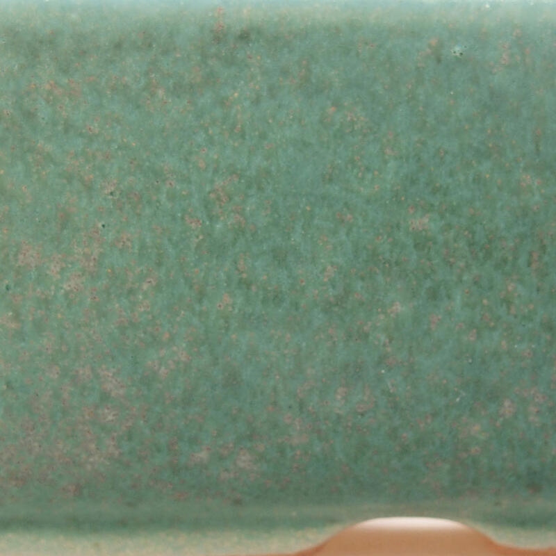 Cuenco bonsái de cerámica 12 x 8,5 x 4,5 cm, verde