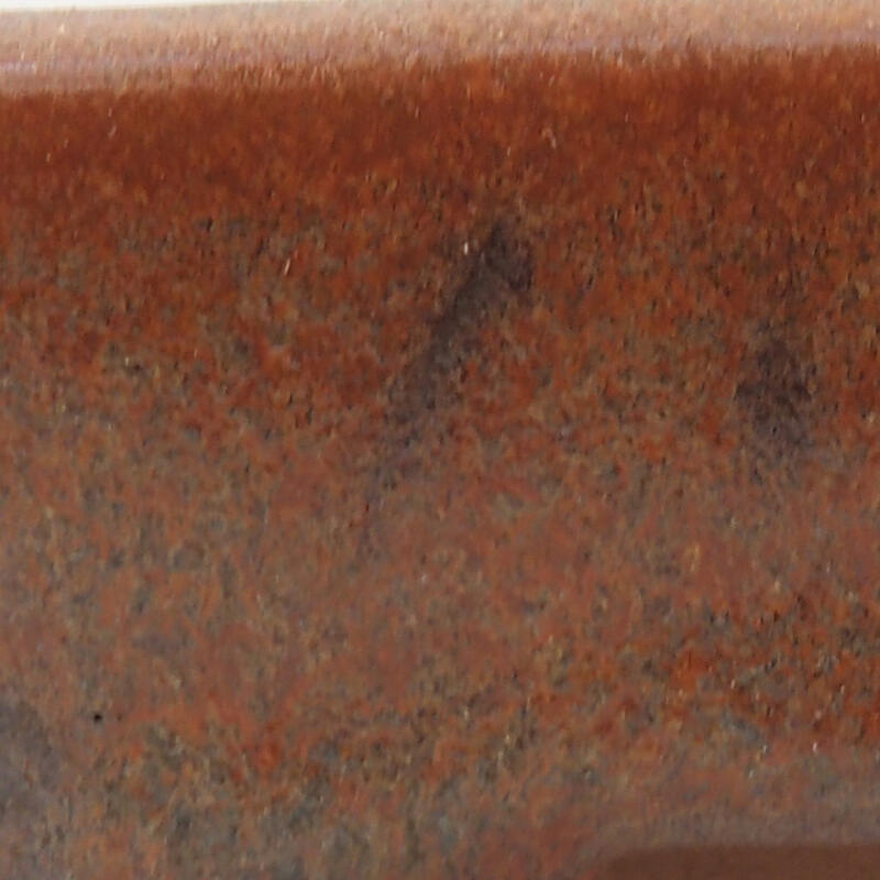 Cuenco bonsái de cerámica 12 x 9 x 3 cm, marrón