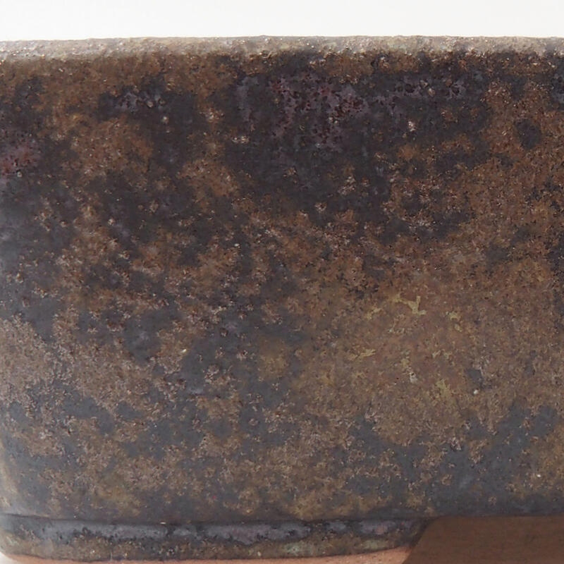 Cuenco bonsái de cerámica 12 x 9 x 3 cm, marrón