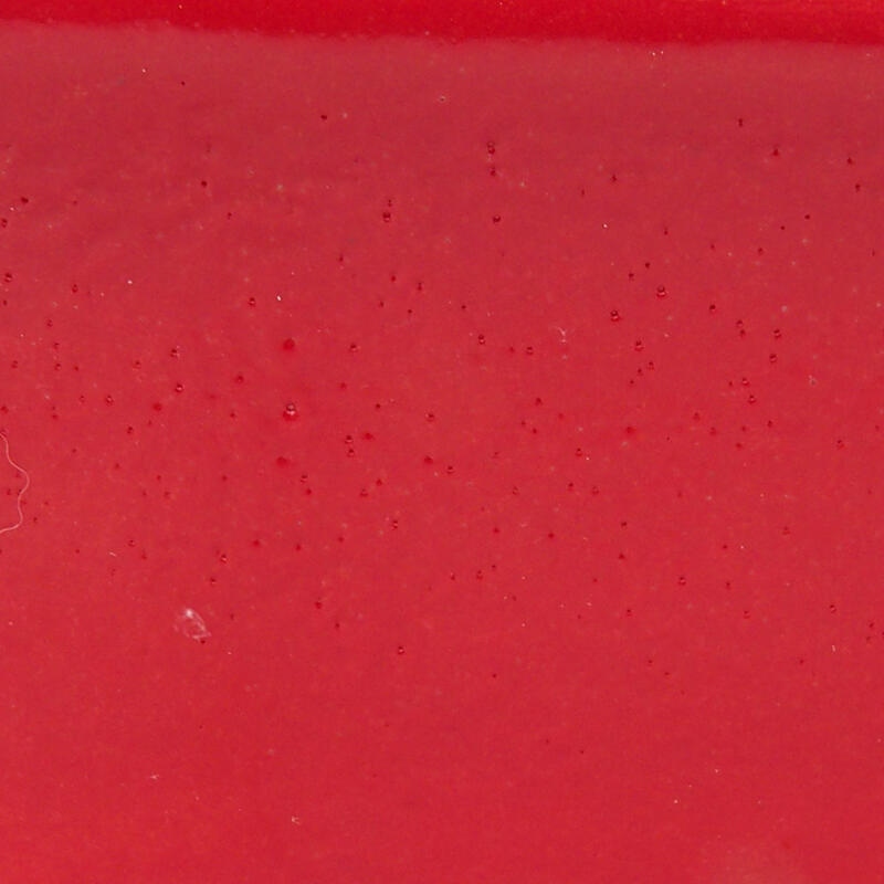 Cuenco bonsái de cerámica 13,5 x 11 x 4,5 cm, color rojo