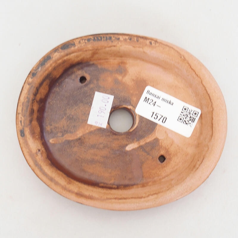 Cuenco bonsái de cerámica 13 x 11 x 2,5 cm, rosa