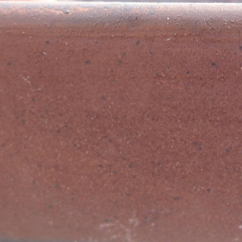 Cuenco bonsái de cerámica 13 x 11 x 5 cm, marrón