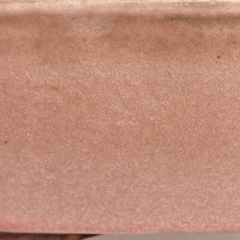 Cuenco bonsái de cerámica 13 x 11 x 5 cm, rosa