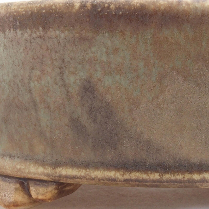 Cuenco bonsái de cerámica 13 x 13 x 4 cm, verde