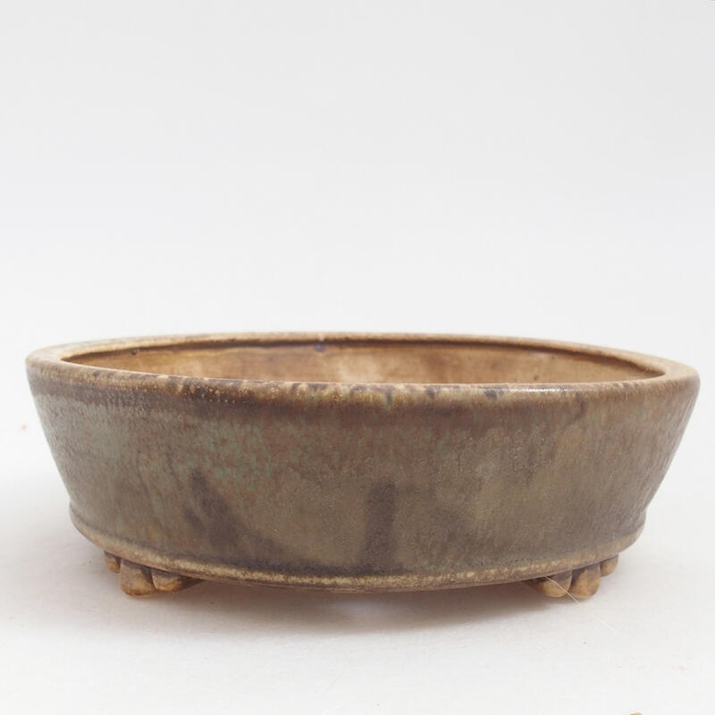 Cuenco bonsái de cerámica 13 x 13 x 4 cm, verde