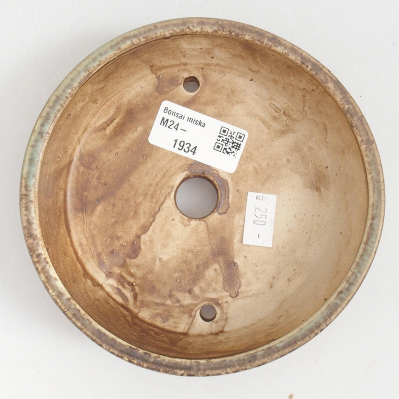 Cuenco bonsái de cerámica 13 x 13 x 4 cm, verde