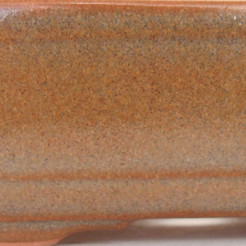 Cuenco bonsái de cerámica 13 x 9,5 x 5 cm, marrón