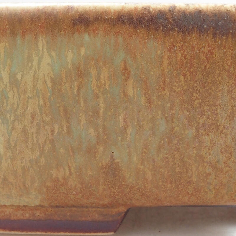 Cuenco bonsái de cerámica 14,5 x 12 x 4 cm, verde