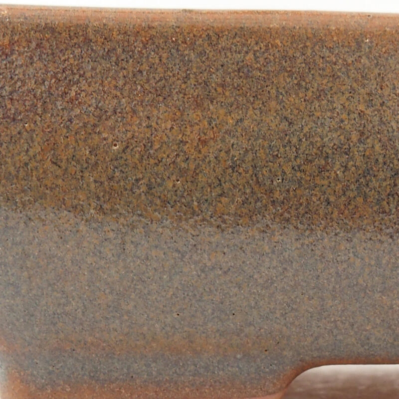 Cuenco bonsái de cerámica 14 x 11 x 4 cm, marrón