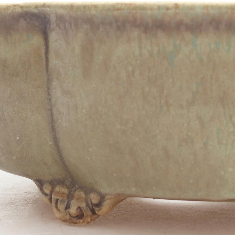 Cuenco bonsái de cerámica 14 x 13 x 5 cm, verde