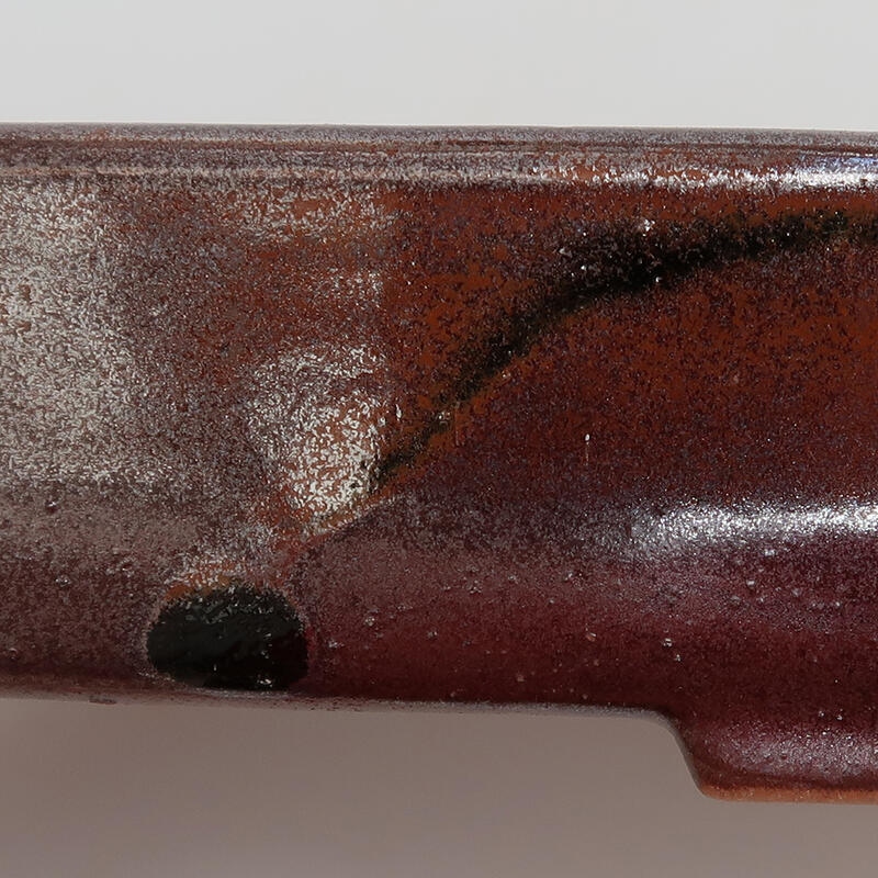 Cuenco bonsái de cerámica 15,5 x 11 x 3 cm, marrón