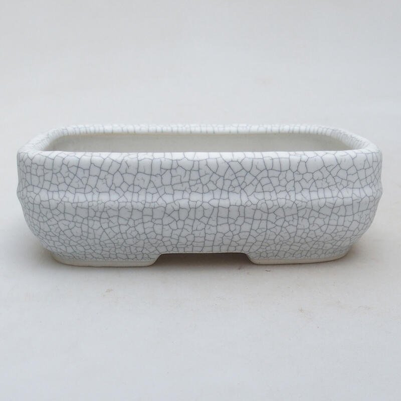 Cuenco bonsái de cerámica 15 x 10,5 x 4,5 cm, color raku