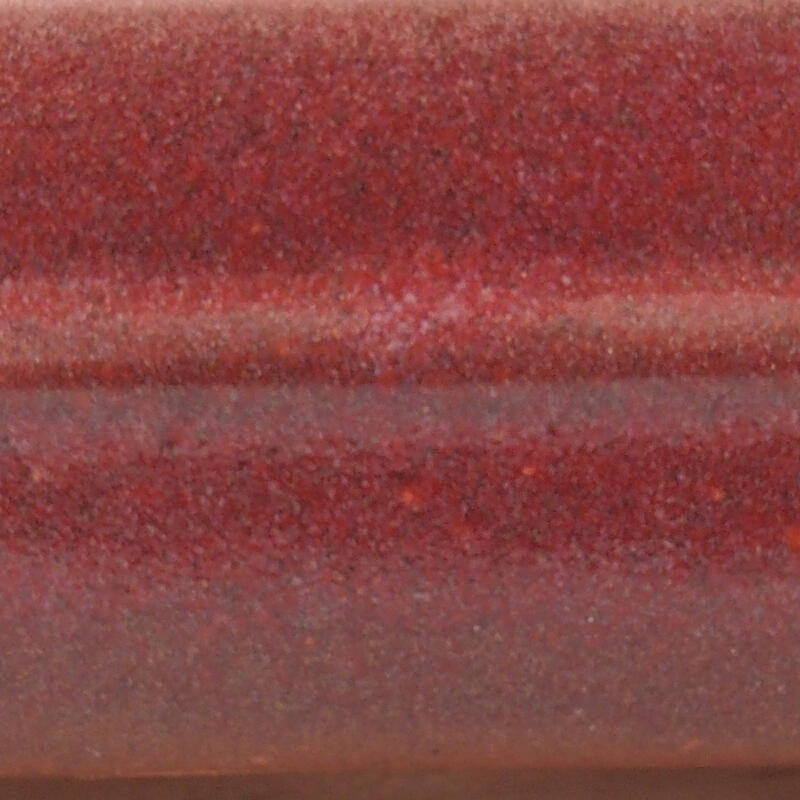 Cuenco bonsái de cerámica 15 x 12,5 x 4,5 cm, burdeos