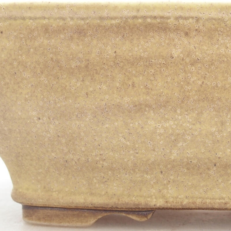 Cuenco bonsái de cerámica 15 x 12,5 x 5,5 cm, verde