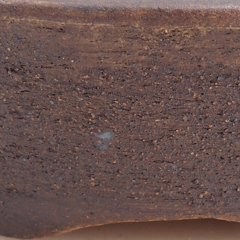 Cuenco bonsái de cerámica 15 x 12 x 4 cm, marrón