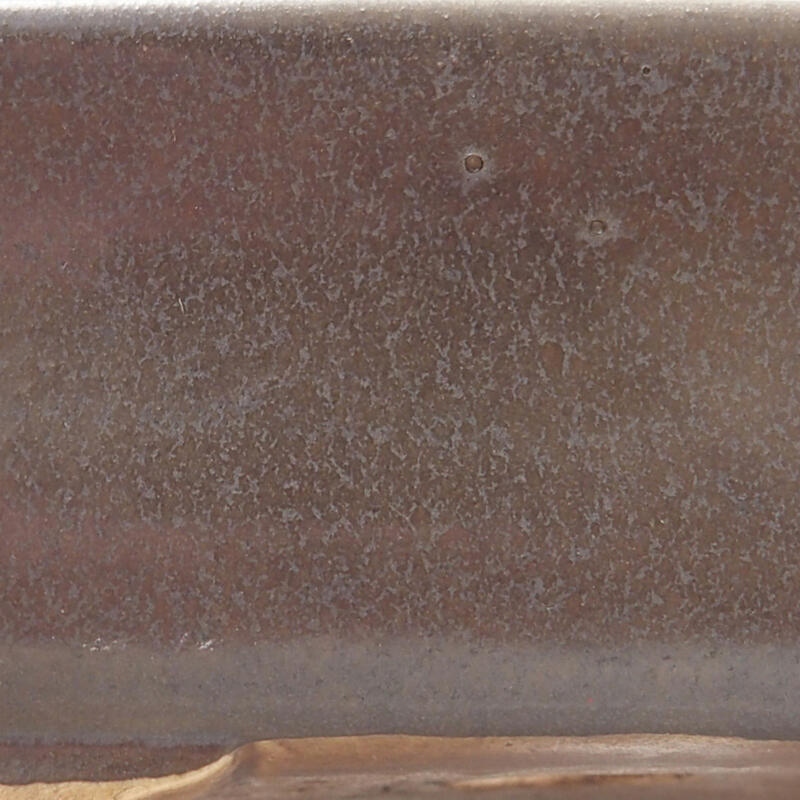 Cuenco bonsái de cerámica 15 x 13 x 5 cm, marrón