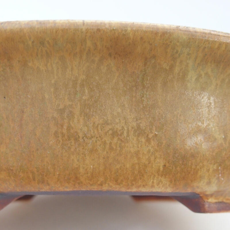 Cuenco bonsái de cerámica 15 x 14 x 4 cm, marrón