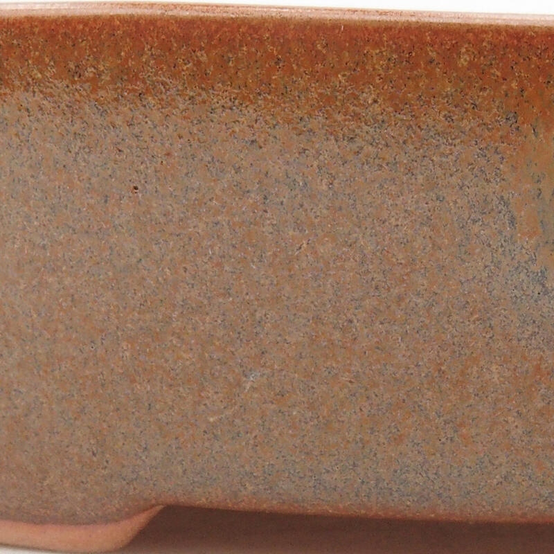 Cuenco bonsái de cerámica 17,5 x 14,5 x 4 cm, marrón