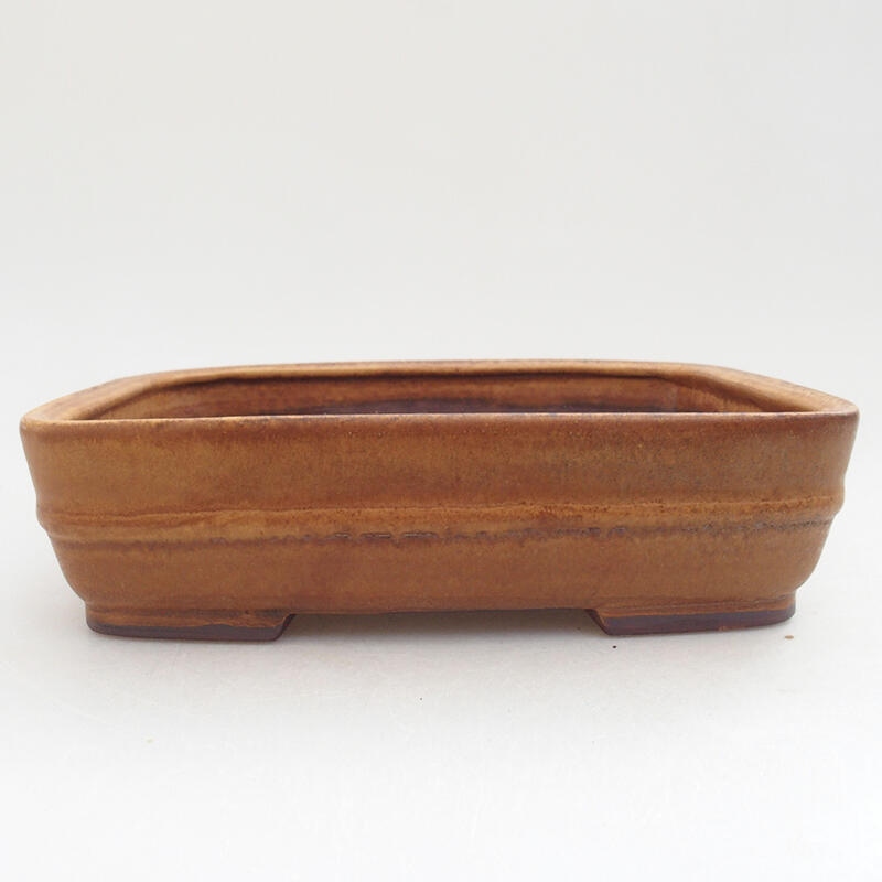 Cuenco bonsái de cerámica 17,5 x 14,5 x 5 cm, rosa