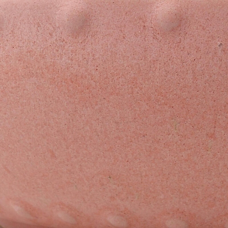 Cuenco bonsái de cerámica 17,5 x 17,5 x 5 cm, rosa