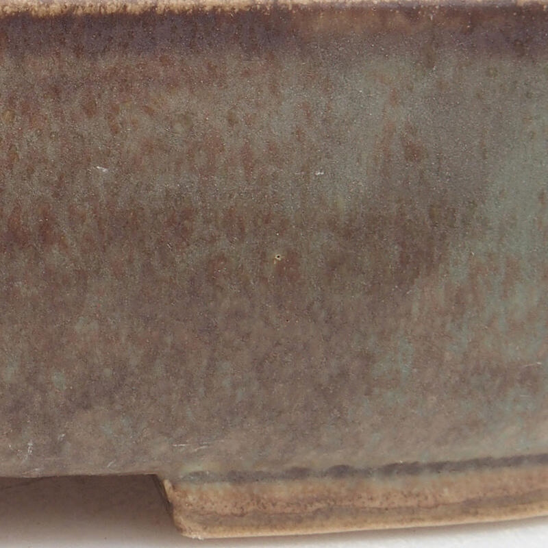 Cuenco bonsái de cerámica 18 x 14,5 x 4,5 cm, verde