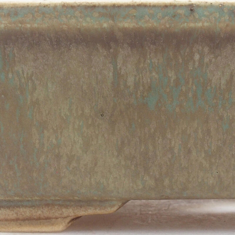 Cuenco bonsái de cerámica 18 x 14 x 5,5 cm, verde