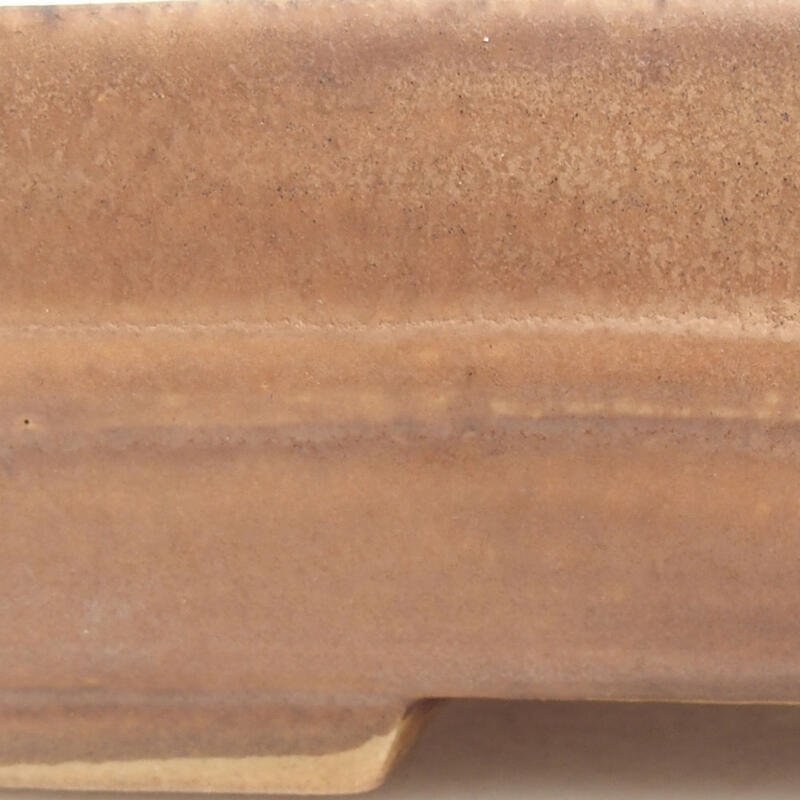 Cuenco bonsái de cerámica 18 x 15 x 4,5 cm, marrón