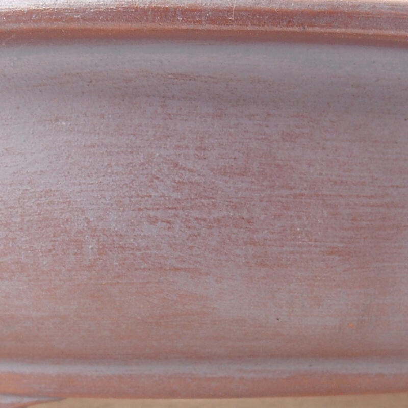 Cuenco bonsái de cerámica 18 x 15 x 6 cm, color metálico