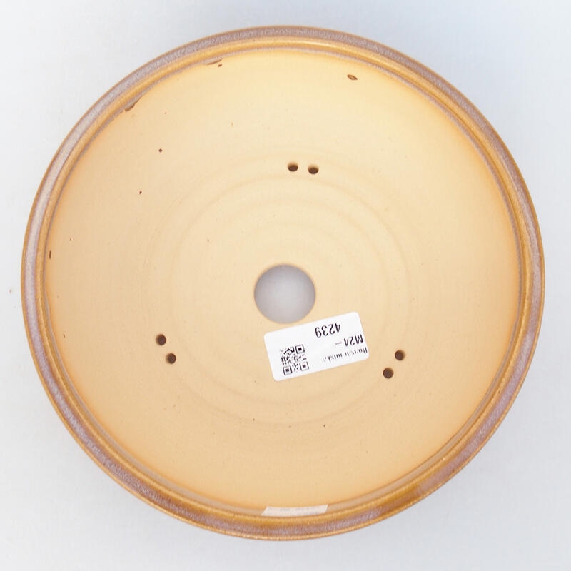 Cuenco bonsái de cerámica 19 x 19 x 5,5 cm, rosa