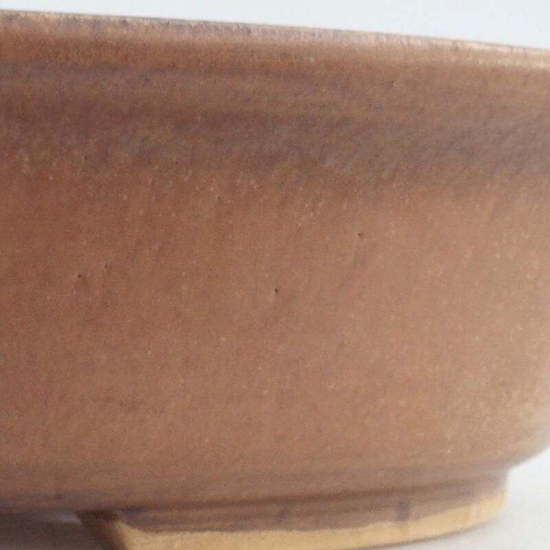 Cuenco bonsái de cerámica 28,5 x 25 x 6 cm, rosa