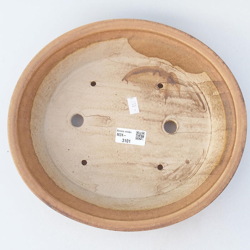 Cuenco bonsái de cerámica 28 x 25 x 6 cm, rosa