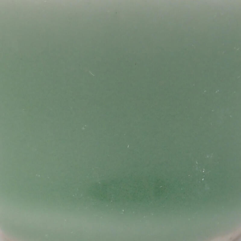 Cuenco bonsái de cerámica 3,5 x 3,5 x 2,5 cm, verde