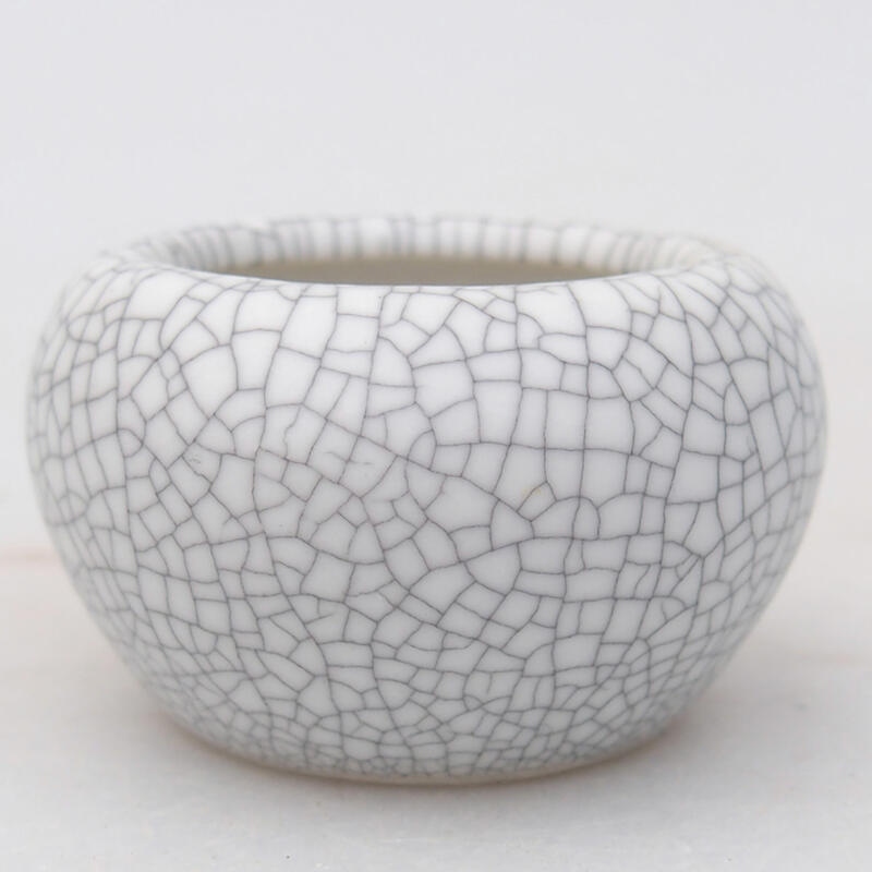 Cuenco bonsái de cerámica 4 x 4 x 2 cm, color raku