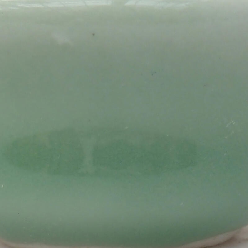 Cuenco bonsái de cerámica 4 x 4 x 2 cm, verde