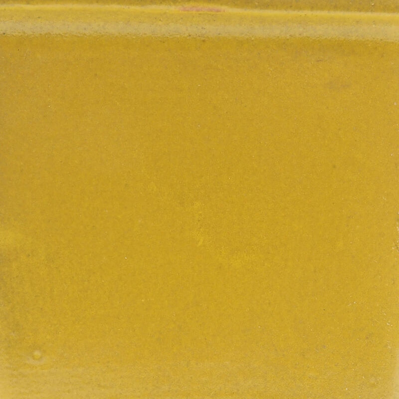 Cuenco bonsái de cerámica 5,5 x 5,5 x 5 cm, amarillo