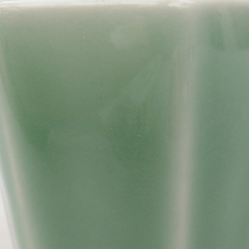 Cuenco bonsái de cerámica 5,5 x 5 x 5 cm, verde