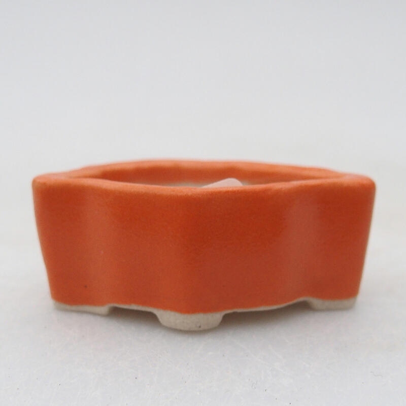 Cuenco bonsái de cerámica 5 x 3 x 2 cm, naranja