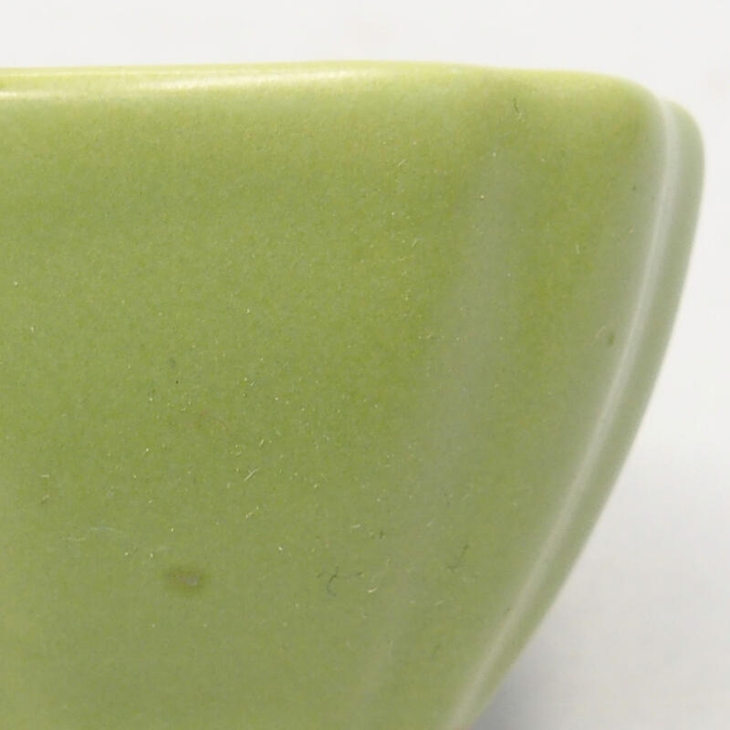 Cuenco bonsái de cerámica 5 x 5 x 2,5 cm, verde